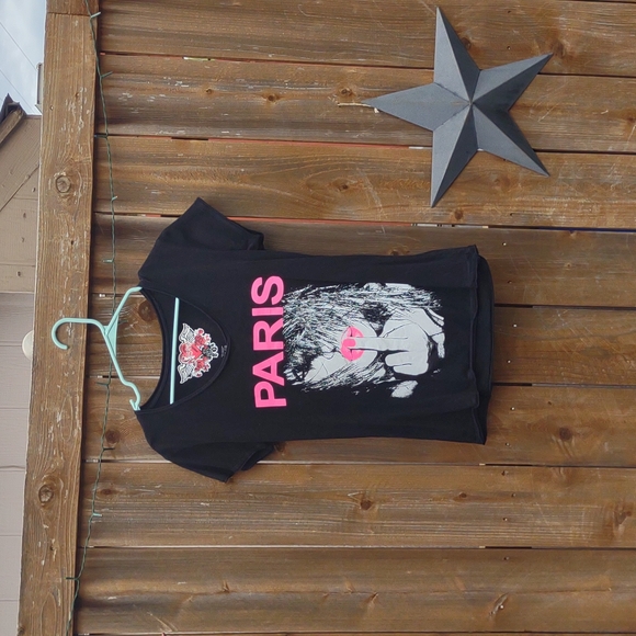 Black Top Size Large Paris - Picture 1 of 6